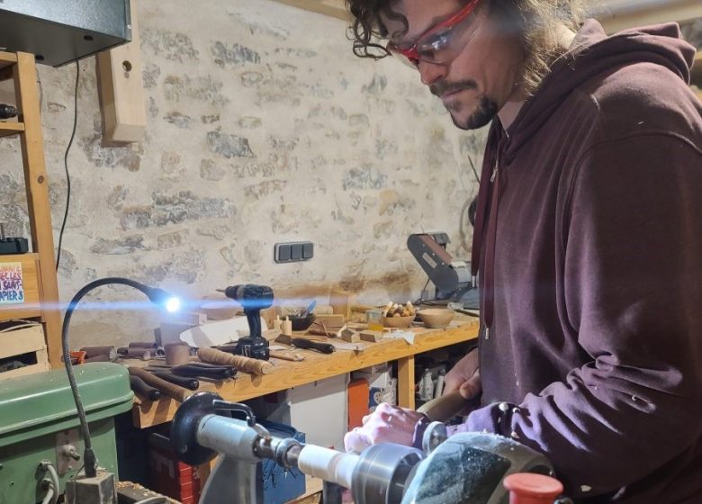 Démonstration tournage sur bois