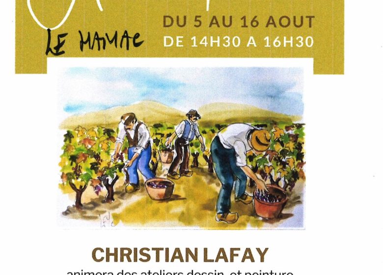 Peinture avec Christian Lafay