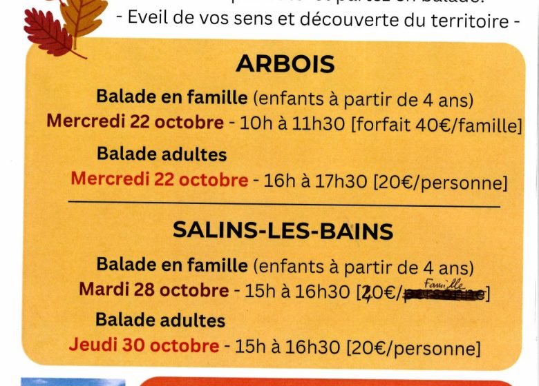 Balades sensorielles et ludiques