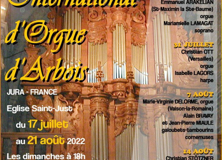 21ème Festival International d’Orgue d’Arbois