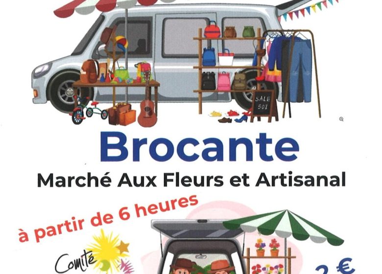 Marché au fleur et artisanal