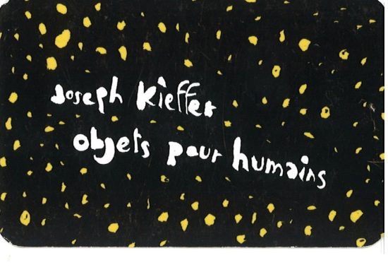 Joseph Kieffer – Atelier ouvert