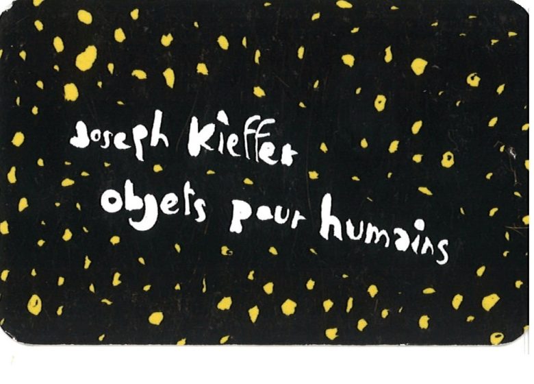 Joseph Kieffer – Atelier ouvert