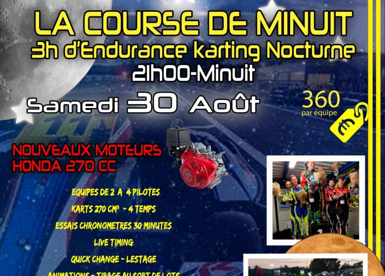Karting – La nocturne – Course de Minuit