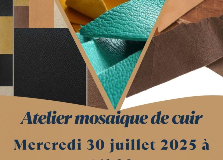 Atelier enfant – Mosaïque cuir