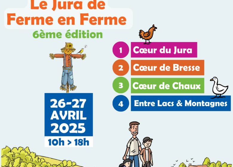 Le Jura de ferme en ferme au CDJ