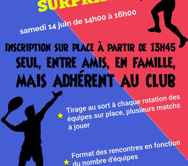 Portes Ouvertes du Tennis Club Arboisien