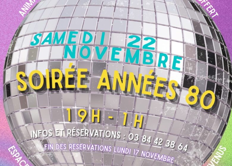 Soirée année 80 – Musée du Jouet