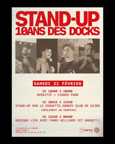 10 ans des Docks : humour et fête !