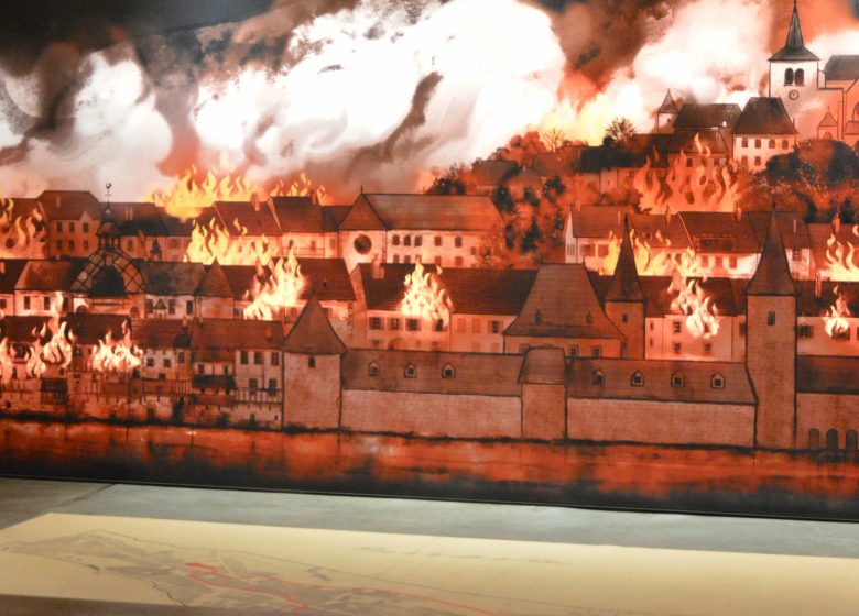 Salins, l’incendie de 1825