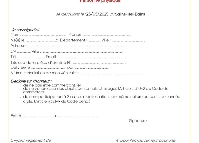 Grand vide grenier printanier