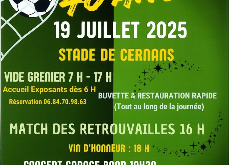 40 ans de l’AS Cernans