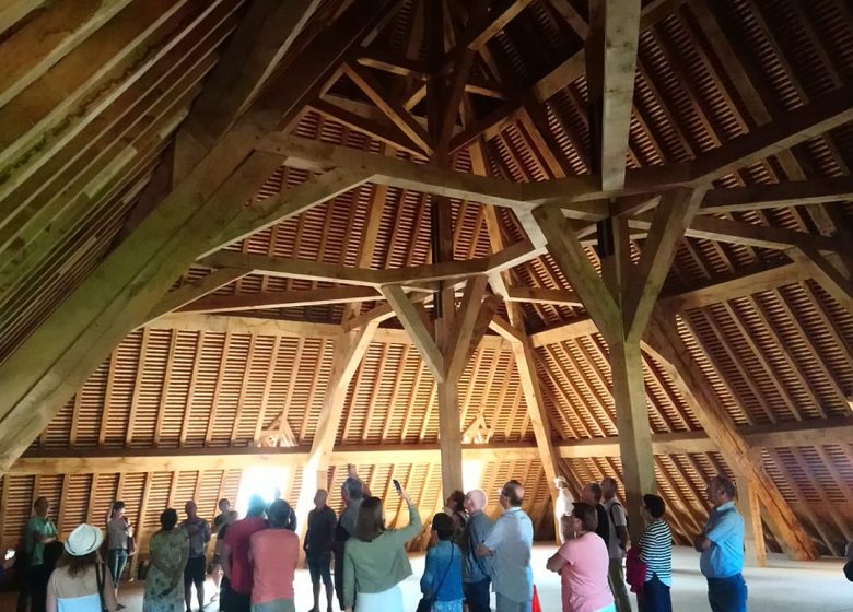 Visite d’une charpente du XVe siècle