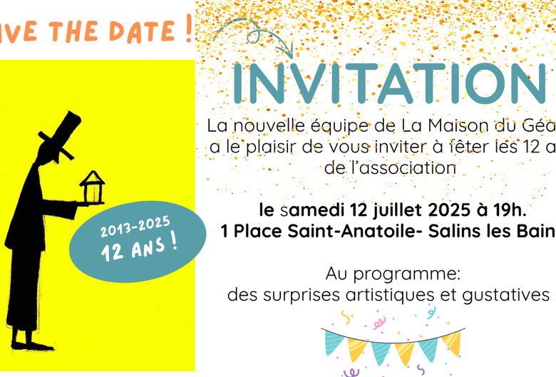 Les 12 ans de la Maison du Géant