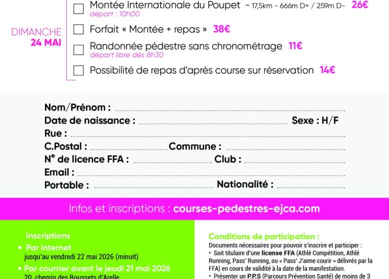42ème Montée Internationale du Poupet