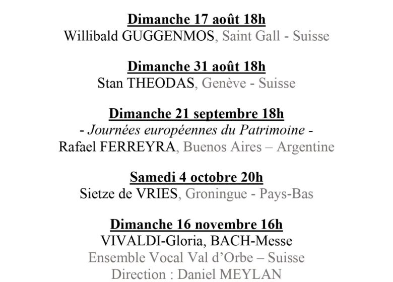 Rafael Ferreyra, orgue