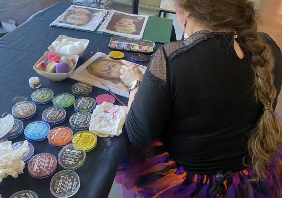 Maquillage d’Halloween « Fais moi peur »