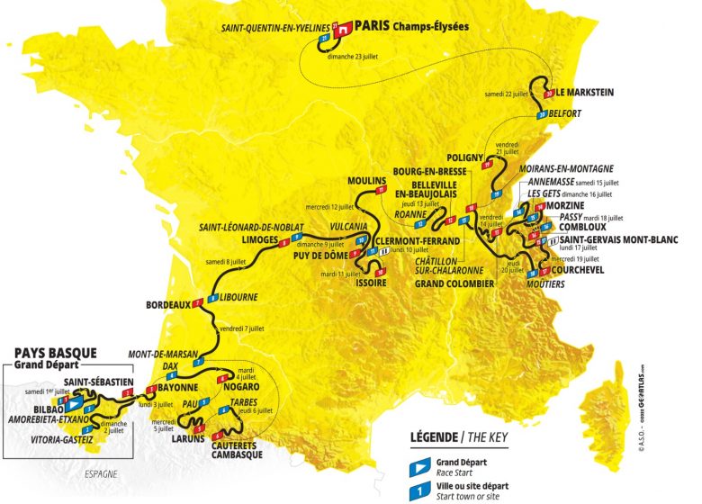 Arrivée 19ème étape du Tour de France