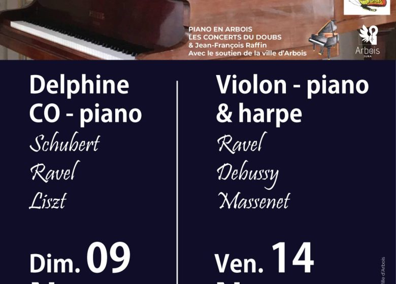 Violon, piano et harpe