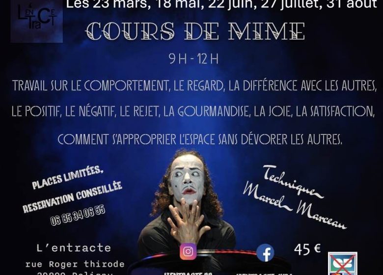 Cours de mime