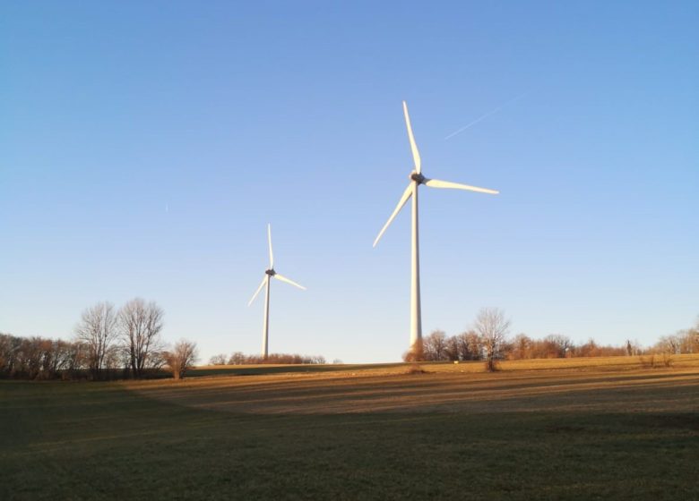 Sentier pédagogique des éoliennes de Chamole