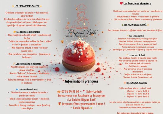 Menus de fêtes