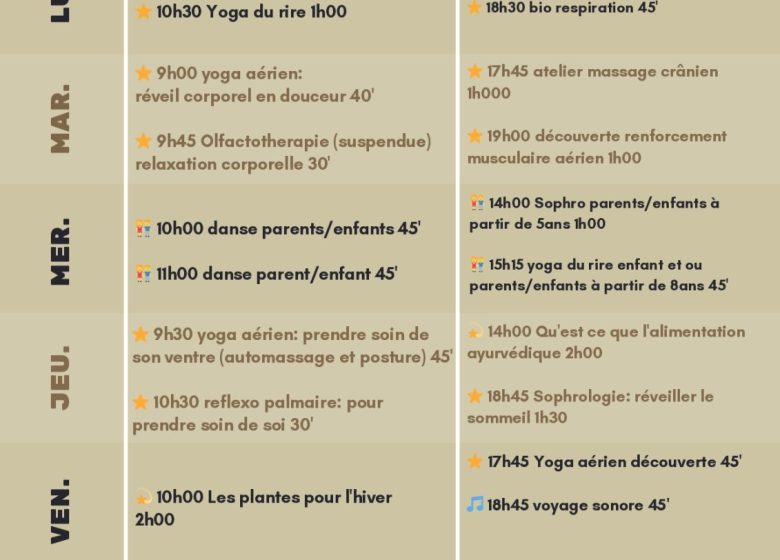 Yoga du rire parent/enfant